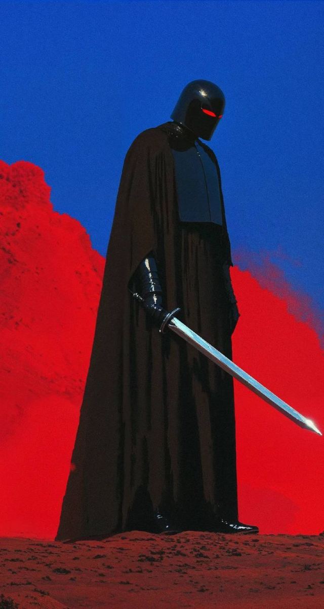 Sentinel of the Red Dunes wallpaper
