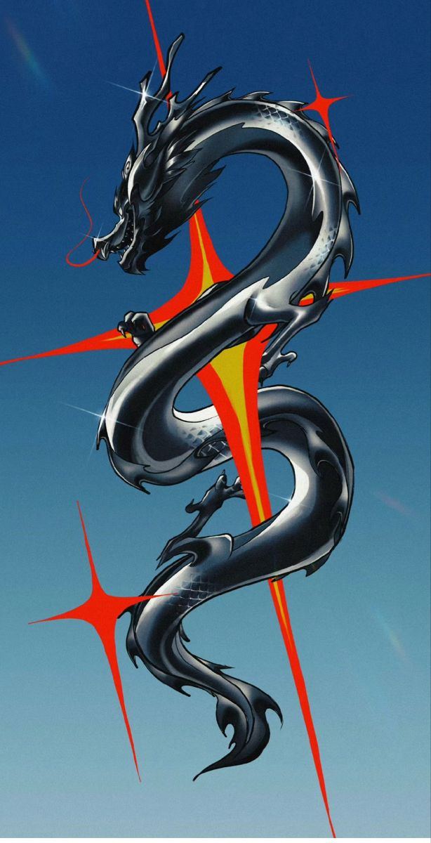 Obsidian Dragon wallpaper