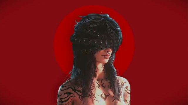 Blindfolded wallpaper