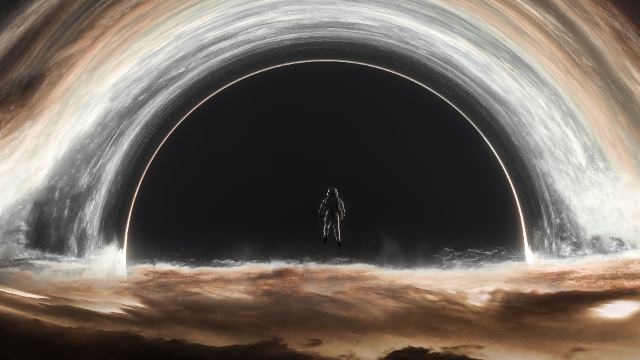 Cosmos Wormhole wallpaper