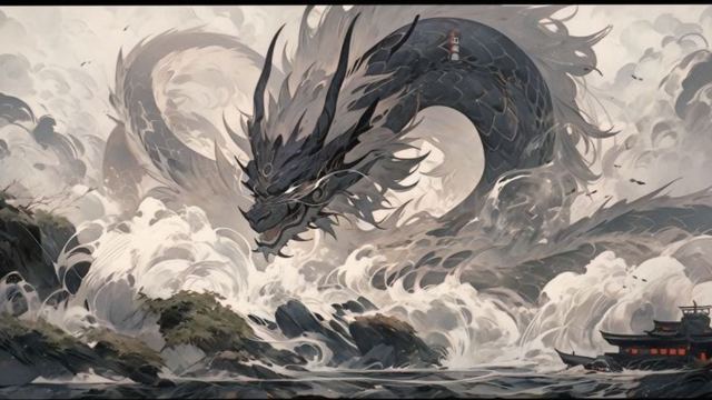 Storm Dragon wallpaper
