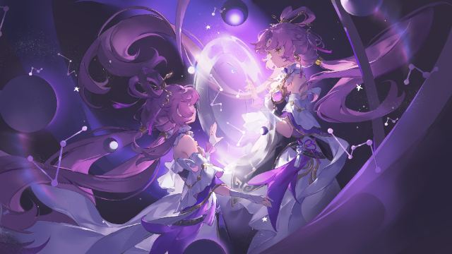 Fu Xuan Purple wallpaper
