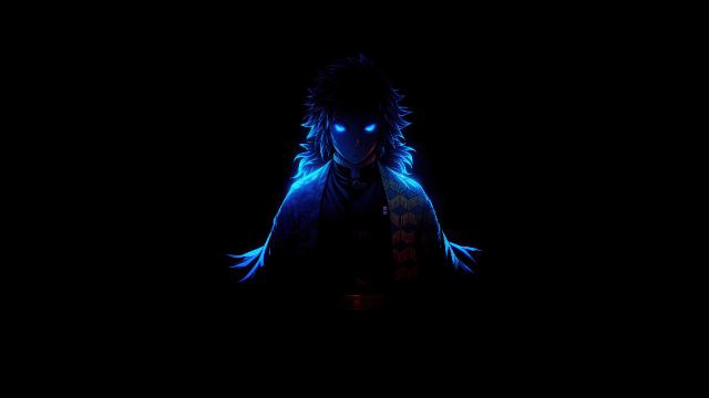 Giyu Tomioka Amoled wallpaper