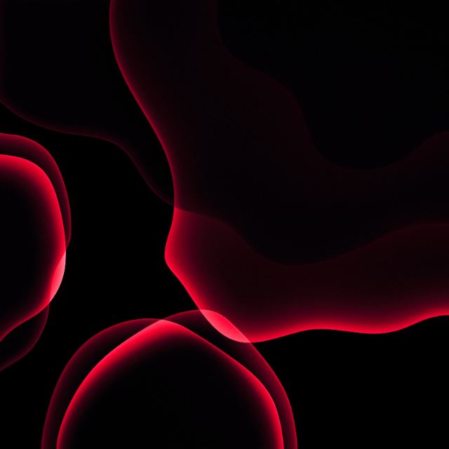 Ios 13 Stock Ipados Red Black Background Amoled Hd wallpaper
