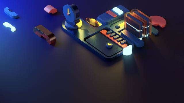Isometric Icons wallpaper
