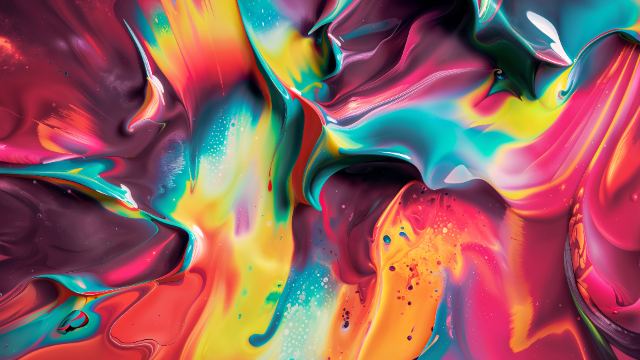 Liquid Art Paint wallpaper