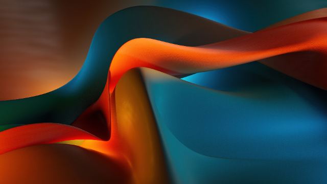 Metallic Curves wallpaper
