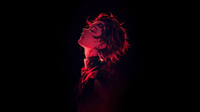 Tanjiro Kamado Red wallpaper