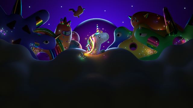 Unicorn Rainbow wallpaper