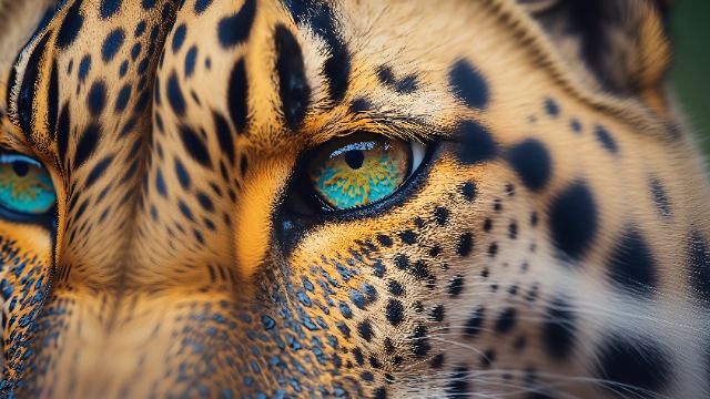 Leopard Eye Close-Up wallpaper