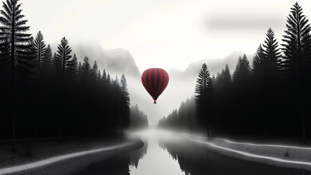 Crimson Balloon, Silent River wallpaper