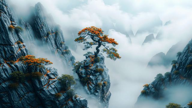 Blue Mountain Gorge wallpaper