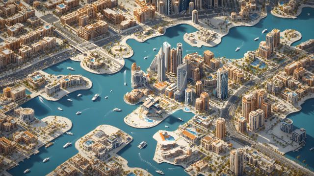 Marina Isle Metropolis wallpaper