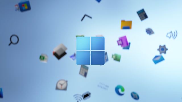 Windows 11 Stock Official Blue Background Apps 2021 wallpaper
